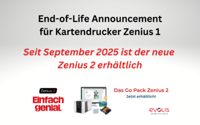 Kartendrucker Zenius 1 End-of-Life Ankündigung